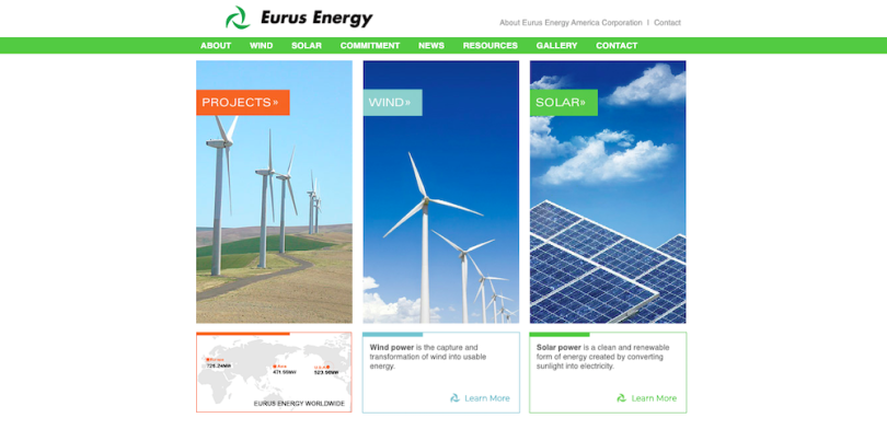 Eurus Energy America environment companies San Diego 