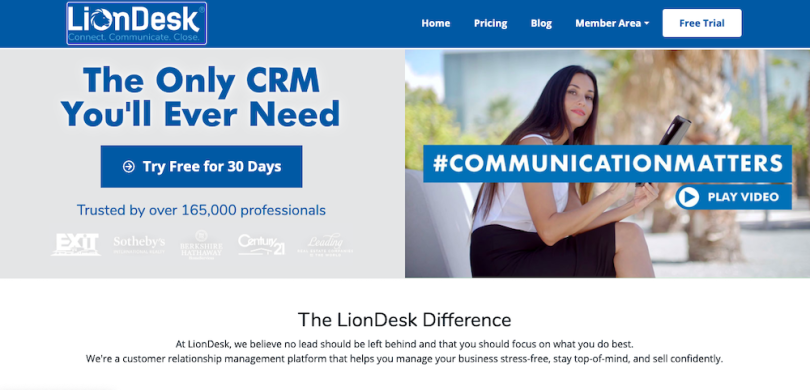 LionDesk real estate companies San Diego