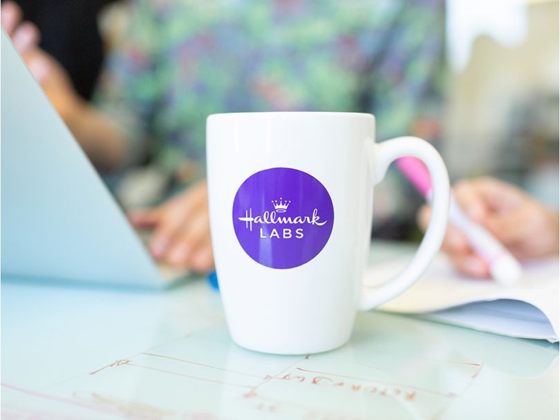 Hallmark Labs coffee cup