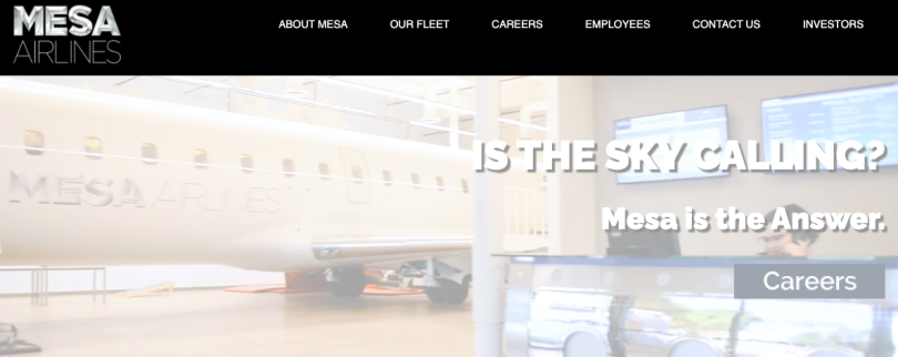 Mesa Airlines Aerospace Companies Phoenix