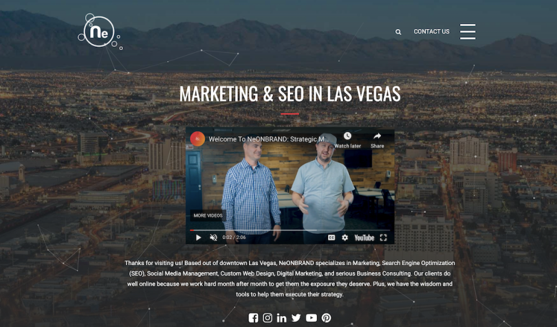 NeONBRAND Las Vegas SEO company