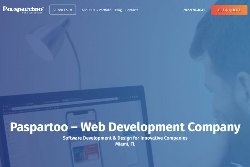 Paspartoo Miami web design company