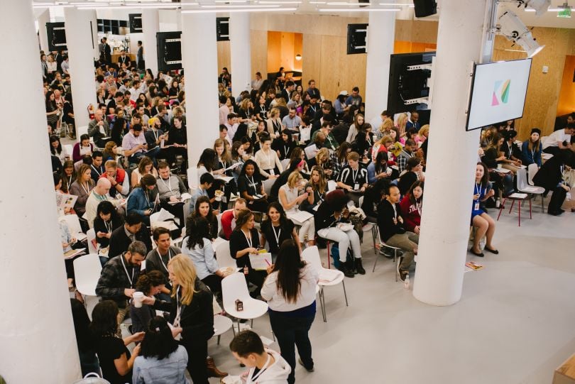 Pinterest employees at the company's HQ in San Francisco