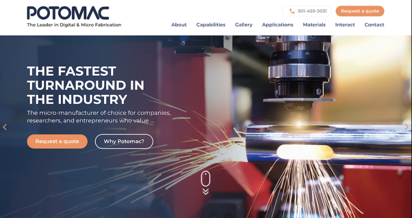 Potomac Laser tech companies in Baltimore