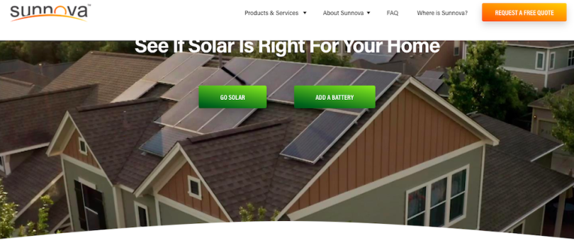 Sunnova Energy renewable energy companies Houston