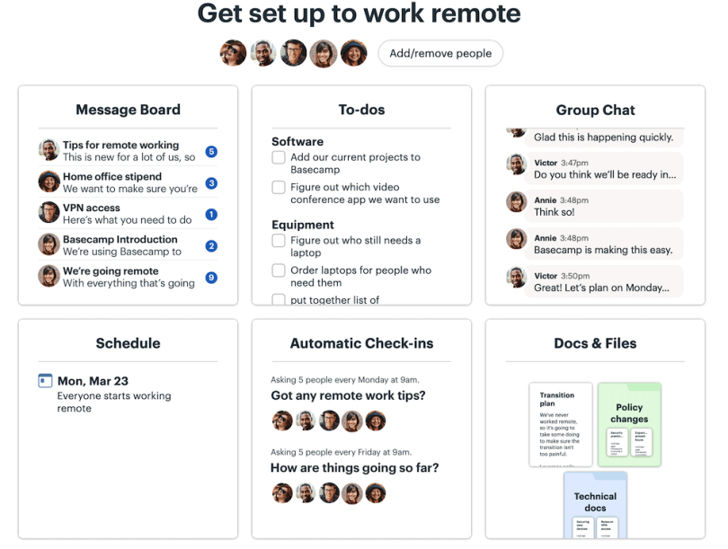 basecamp remote collaboration tool