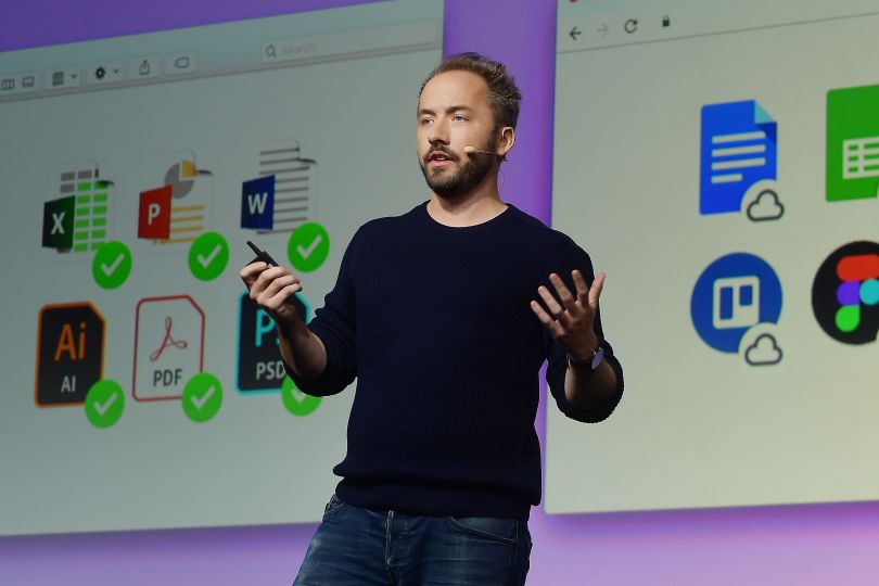 DROPBOX CEO DREW HOUSTON. PHOTO VIA DROPBOX.