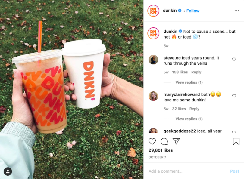 dunkin UGC