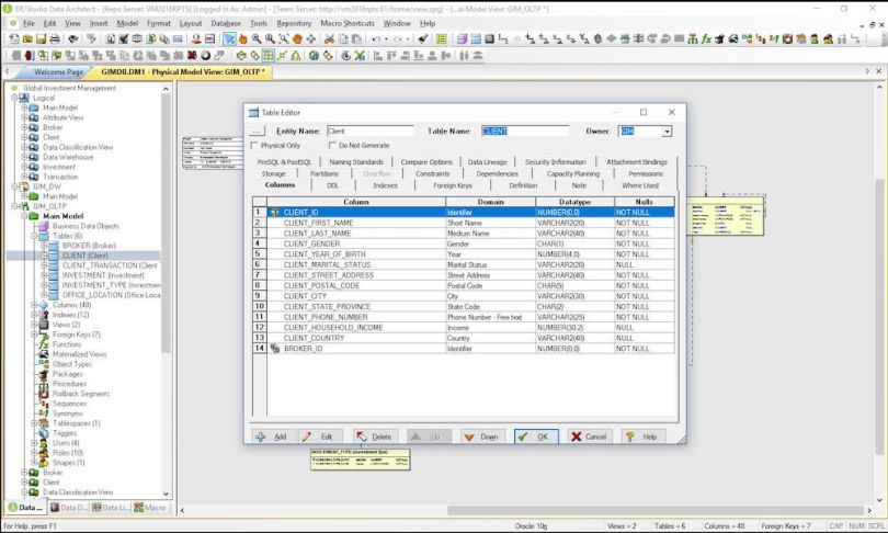 visual studio database modeling tools