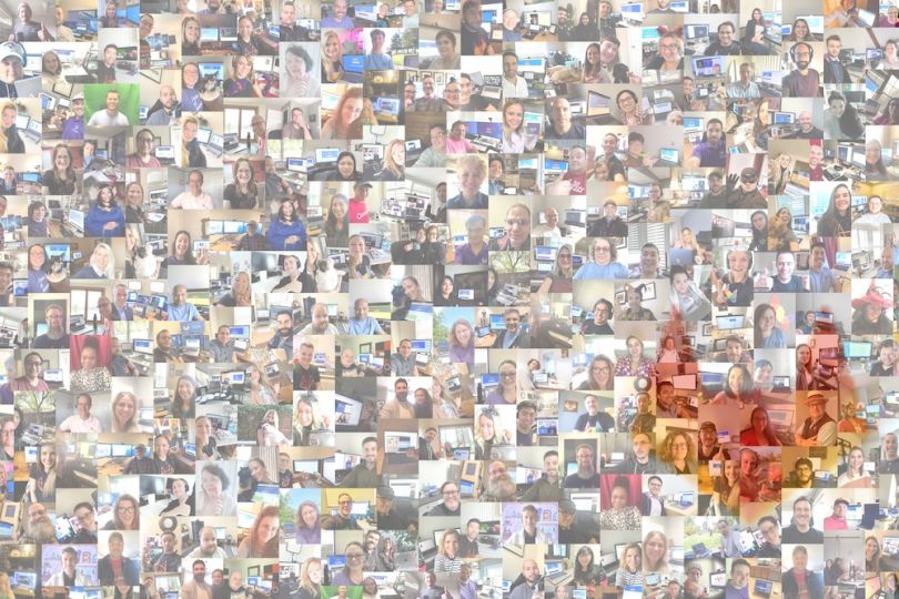 gitlab selfie mosaic distributed teams