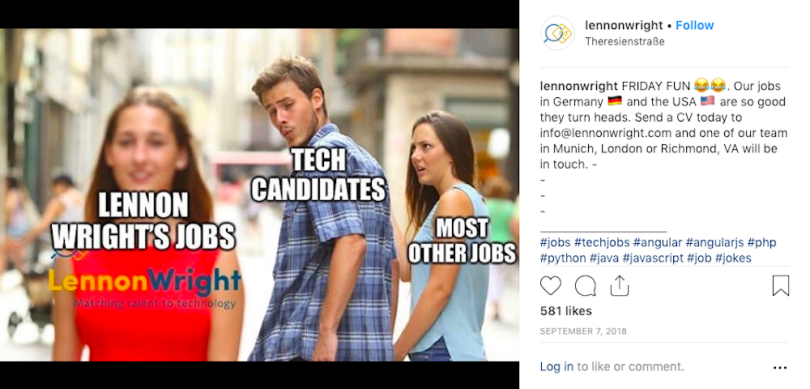 lennon-wright-meme-recruitment-marketing-example