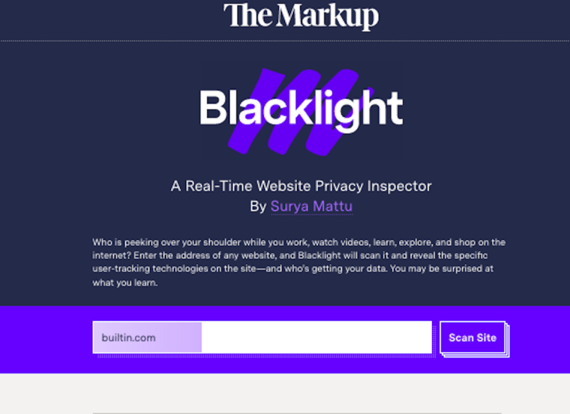 markup blacklight