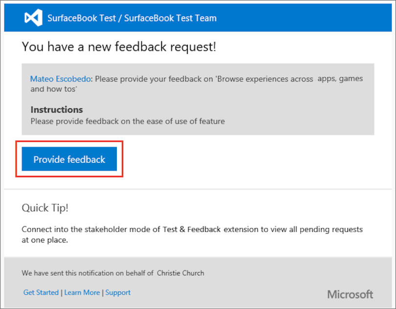 An example of how to use buttons or icons to reduce churn from a screenshot of Microsoft's Surface.