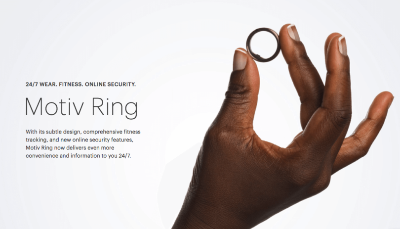 motiv ring healthcare applications wearables