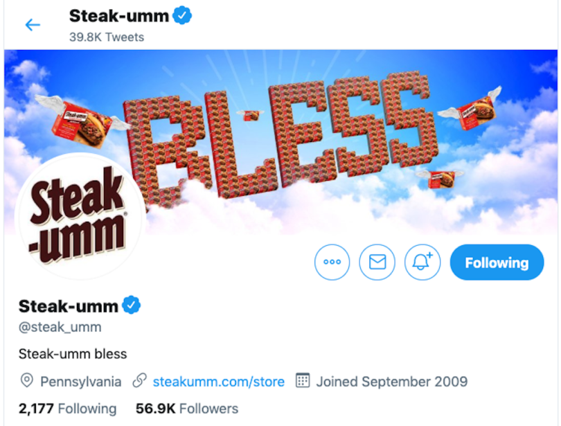 steak-umm twitter content marketing