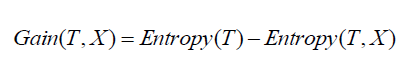 supervised machine learning classification information gain