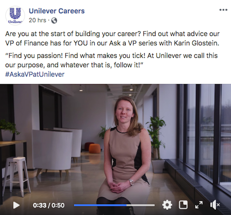 unilever-careers-employer-branding-social-facebook