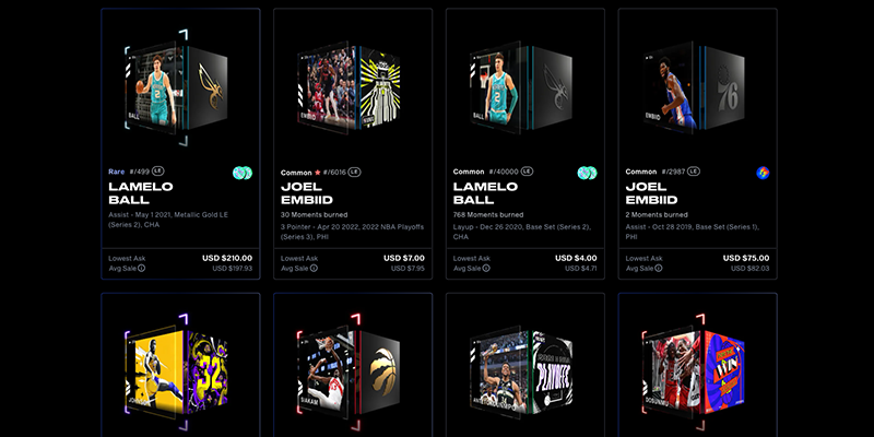 NBA Top Shot NFT Collection.