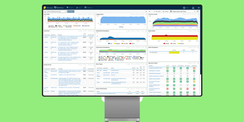 A screenshot of Stackify's application performance monitoring tool