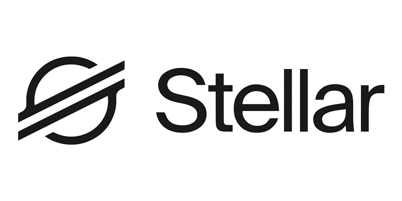 The Stellar cryptocurrency logo.