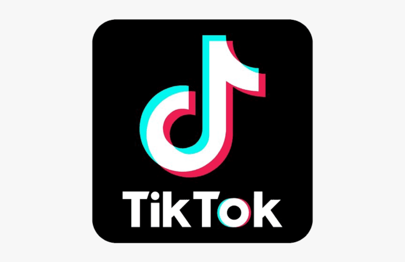 The slightly out-of-sync color overlays of TikTok's logo serve to associate the brand with energy and dynamism. 