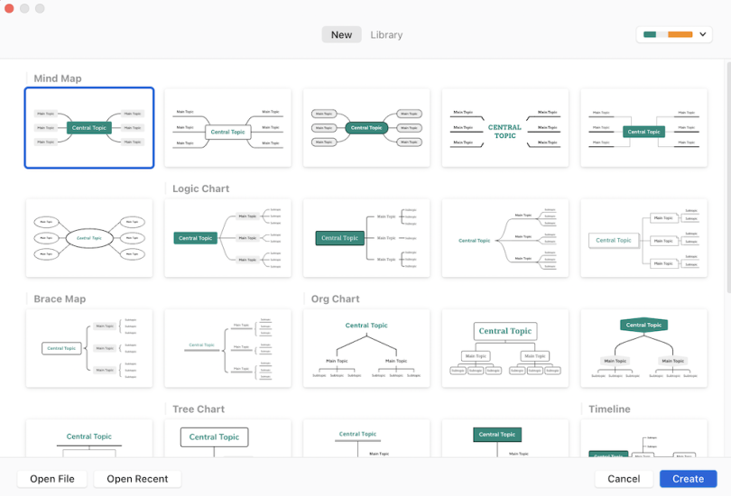 Jack's Cleaning: Xmind mind map template