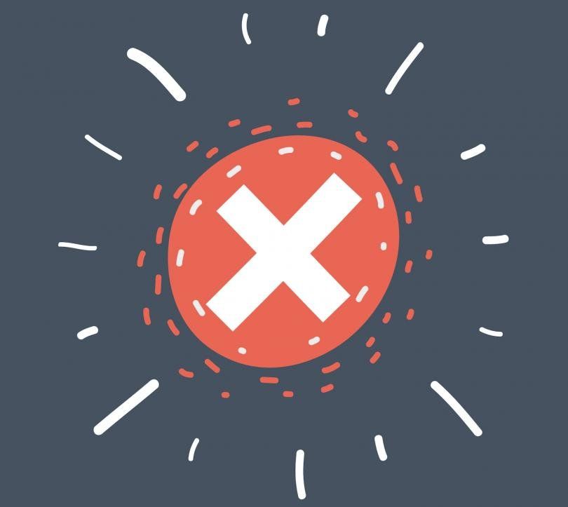 no button