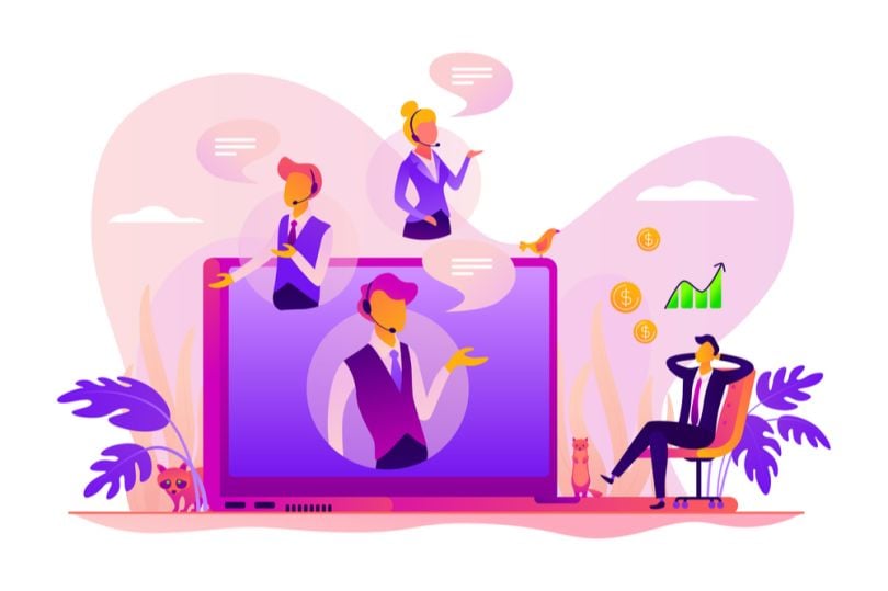 The Chorus.ai platform is used to help sales and customer service call centers..