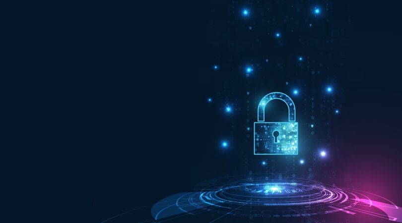 A visual depiction of cybersecurity.
