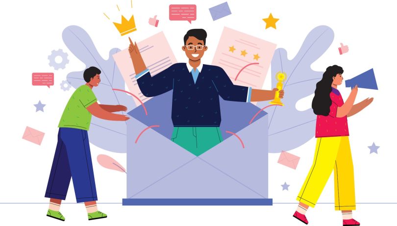 SDR Creative Prospecting illustration