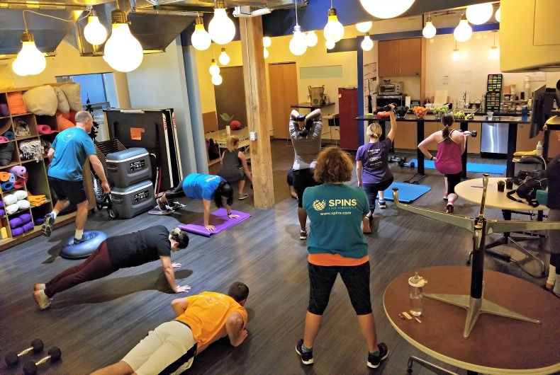 SPINS chicago fitness technology company