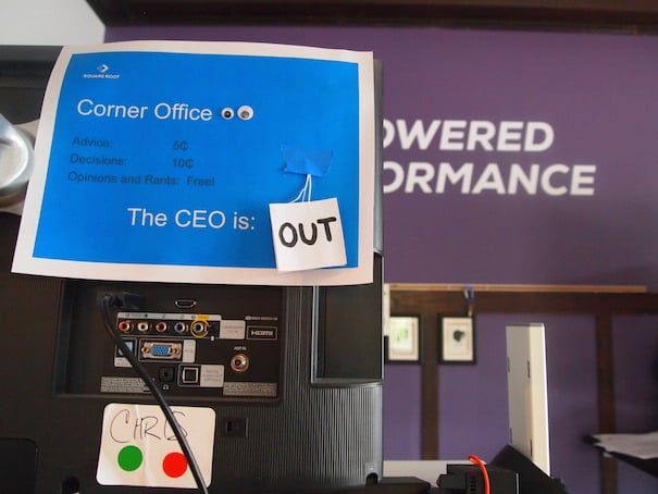 Square Root Corner Office