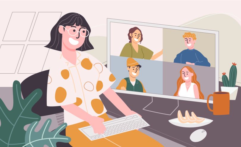 video call illustration