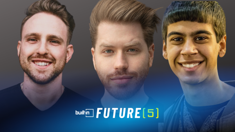 Zurp co-founders, pictured from left, are Michael Lisovetsky, Troy Osinoff and Ashish Pandhi. They are pictured against a grayish background.