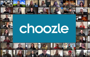 Choozle logo with employees.