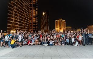 Team photo in Las Vegas 