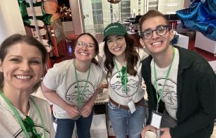 Green team members at annual learning event