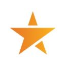 This is an image of MarketStar's orange star logo.