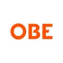 Company logo in the color orange with the letters OBE - short for On Board Experiential.