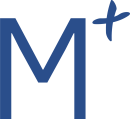 M+ - shorthand Marker logo