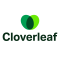 Cloverleaf logo with text name under icon