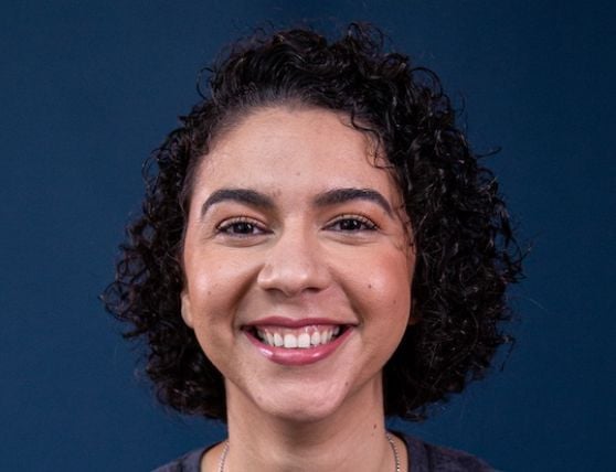 A headshot of Darlene Medeiros, engineering manager at Customer.io